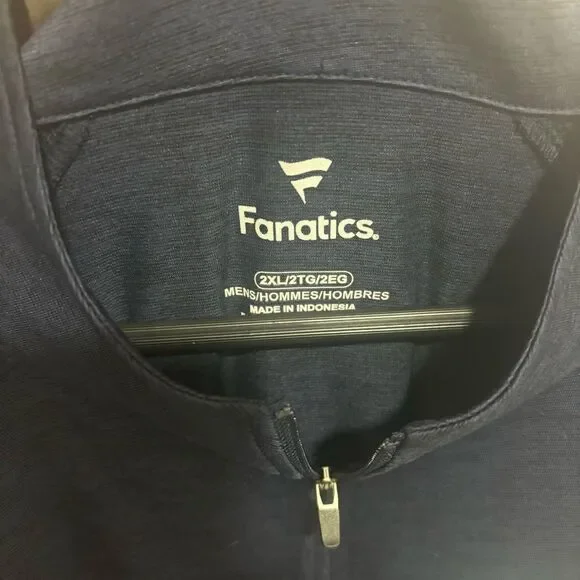 Men’s Fanatics Tampa Bay Rays Quarter Zip Size‎ 2XL. Closet J83 - Picture 2 of 4